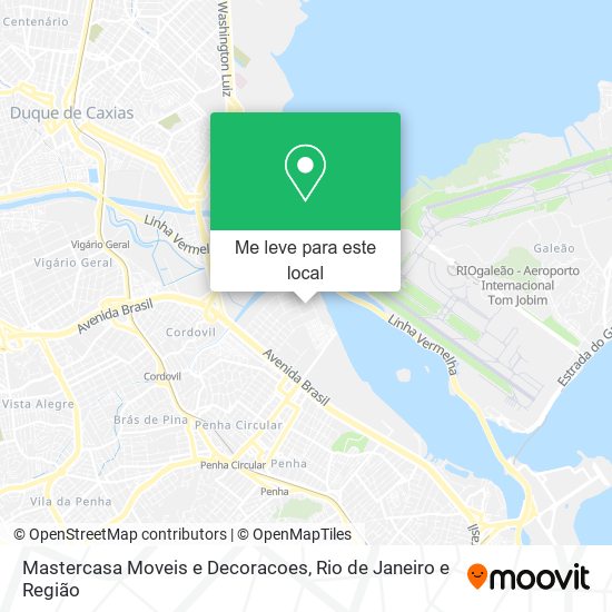 Mastercasa Moveis e Decoracoes mapa