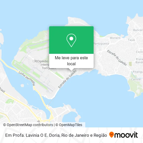 Em Profa. Lavinia O E. Doria mapa