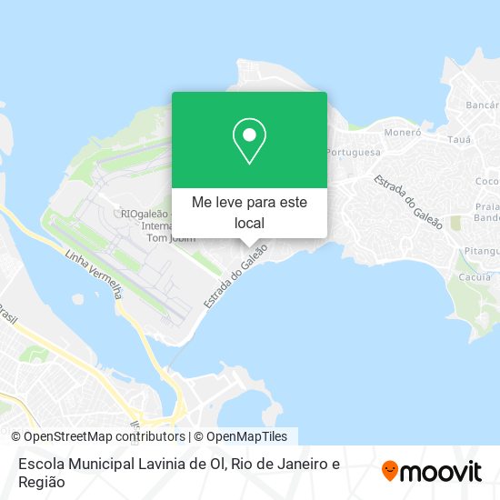 Escola Municipal Lavinia de Ol mapa
