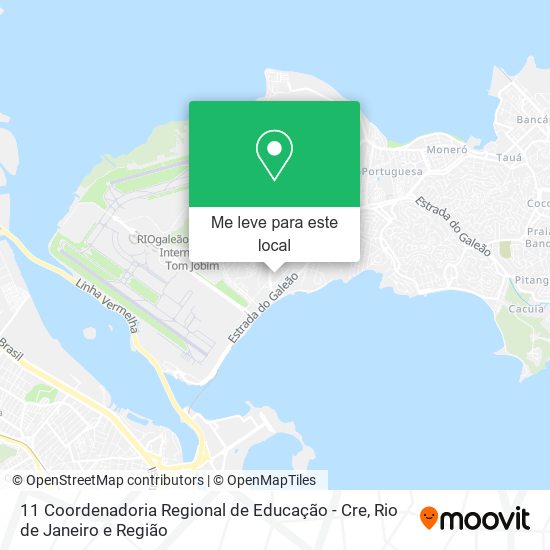 11 Coordenadoria Regional de Educação - Cre mapa