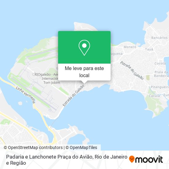 Padaria e Lanchonete Praça do Avião mapa