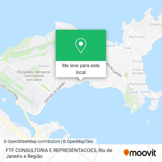 FTF CONSULTORIA E REPRESENTACOES mapa