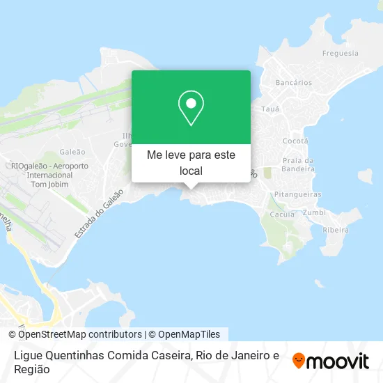 Ligue Quentinhas Comida Caseira mapa