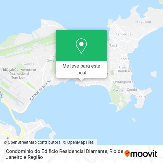 Condominio do Edificio Residencial Diamante mapa