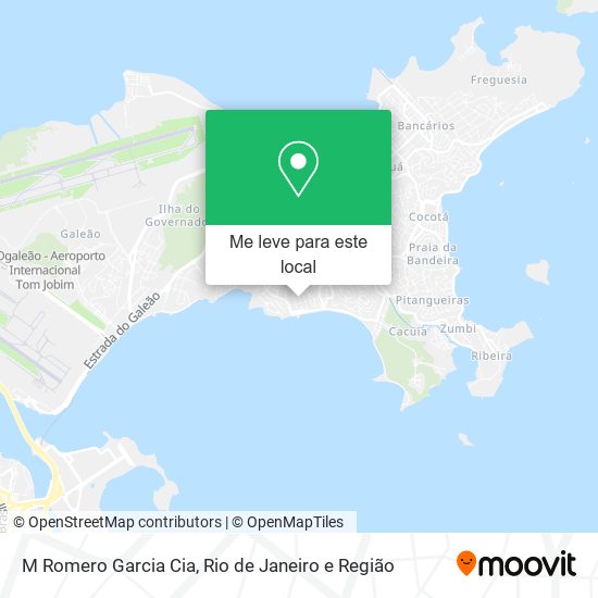 M Romero Garcia Cia mapa