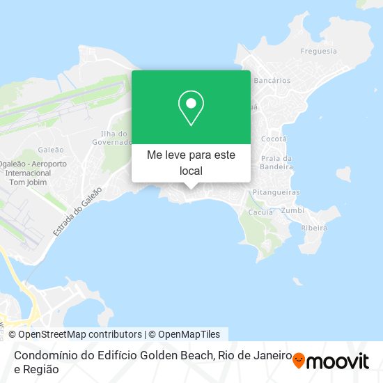 Condomínio do Edifício Golden Beach mapa