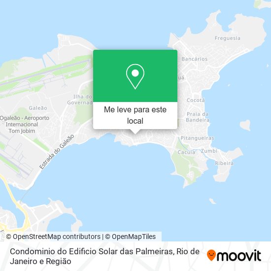 Condominio do Edificio Solar das Palmeiras mapa