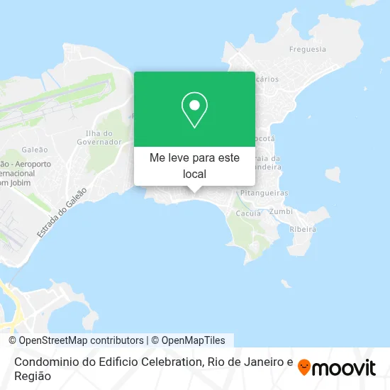 Condominio do Edificio Celebration mapa