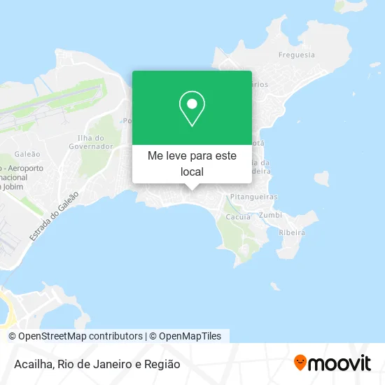 Acailha mapa