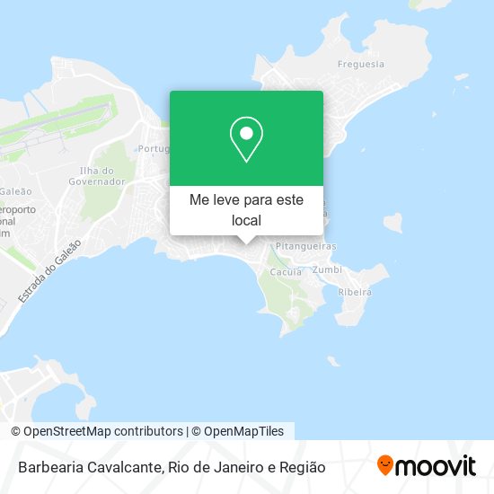Barbearia Cavalcante mapa