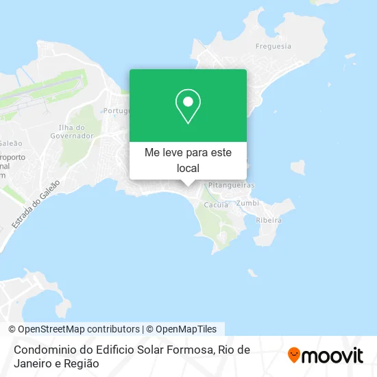 Condominio do Edificio Solar Formosa mapa
