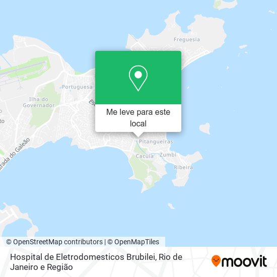 Hospital de Eletrodomesticos Brubilei mapa