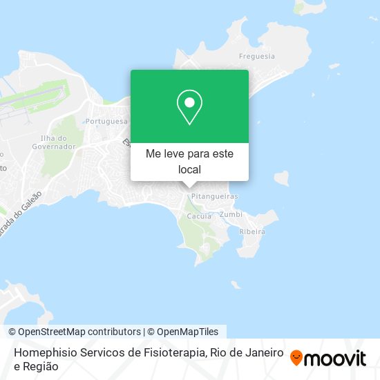 Homephisio Servicos de Fisioterapia mapa