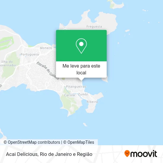 Acai Delicious mapa