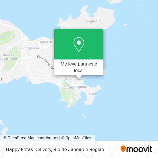 Happy Fritas Delivery mapa