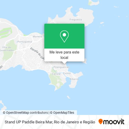 Stand UP Paddle Beira Mar mapa