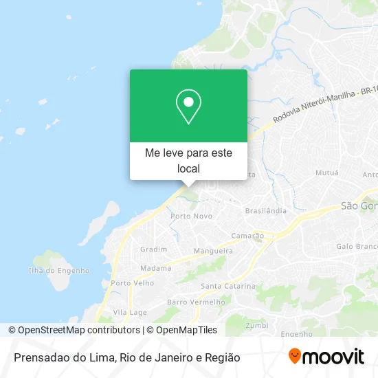 Prensadao do Lima mapa