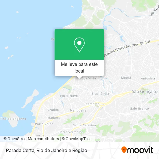 Parada Certa mapa