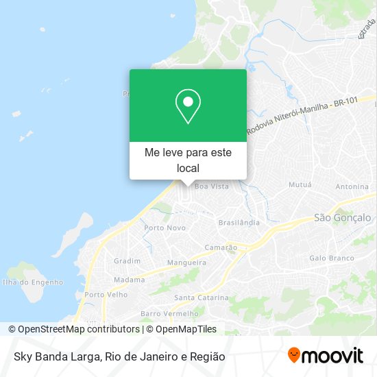 Sky Banda Larga mapa