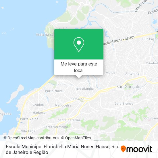 Escola Municipal Florisbella Maria Nunes Haase mapa