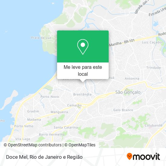 Doce Mel mapa