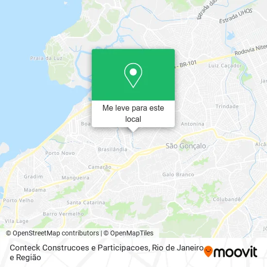 Conteck Construcoes e Participacoes mapa