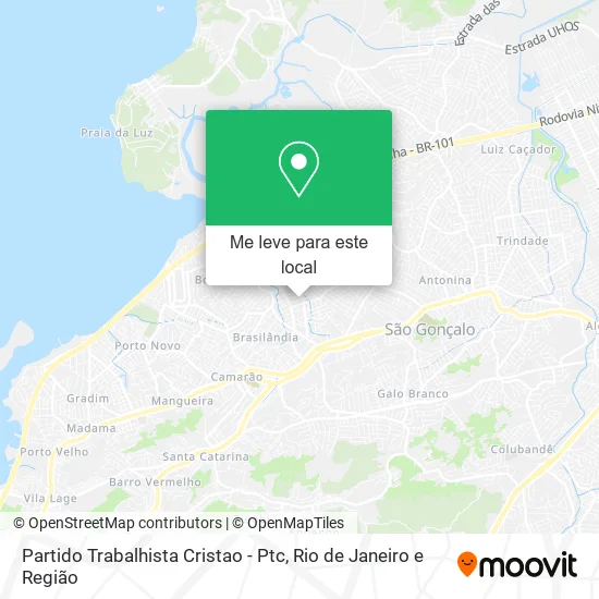 Partido Trabalhista Cristao - Ptc mapa
