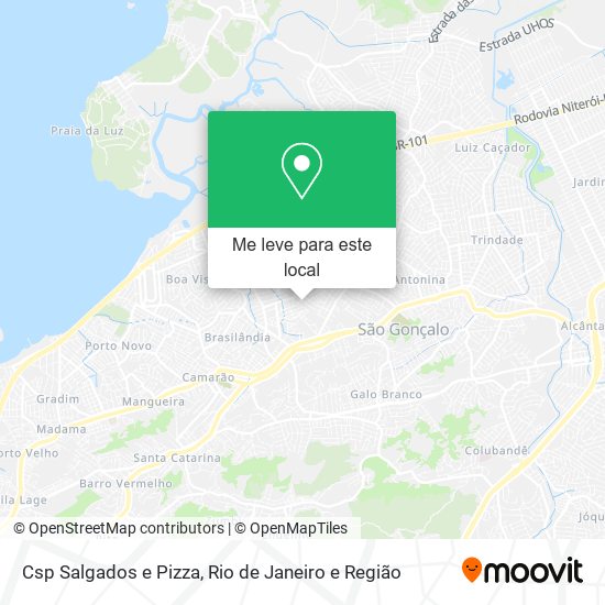 Csp Salgados e Pizza mapa