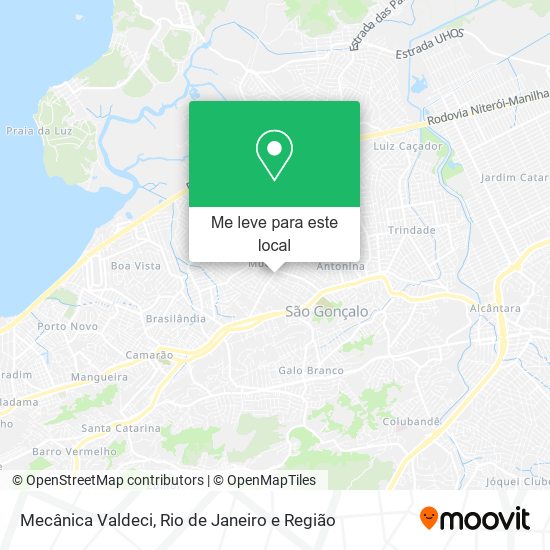 Mecânica Valdeci mapa