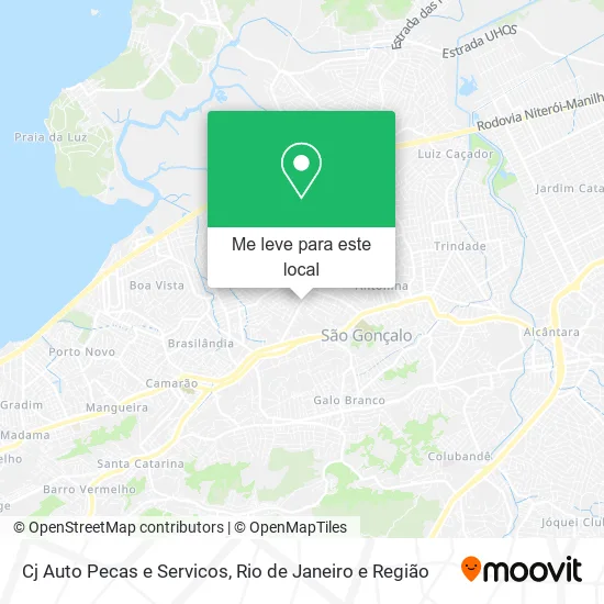 Cj Auto Pecas e Servicos mapa