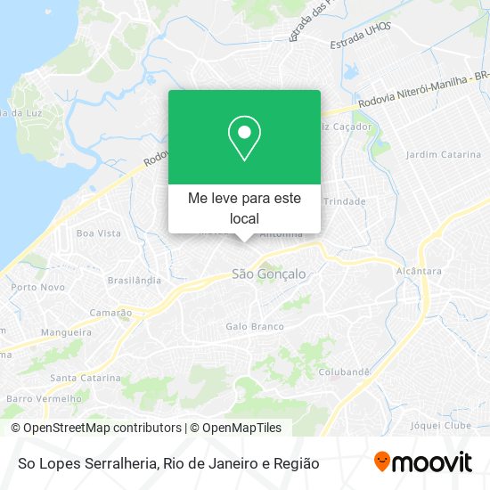 So Lopes Serralheria mapa