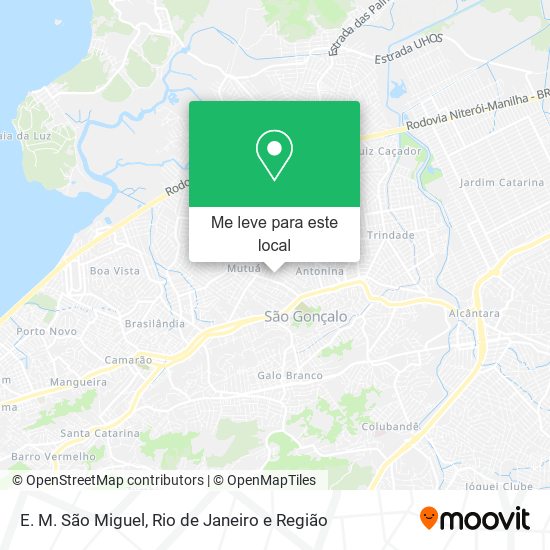 E. M. São Miguel mapa