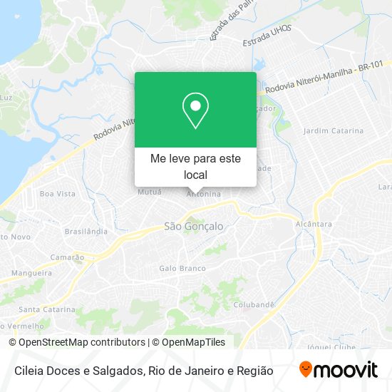 Cileia Doces e Salgados mapa