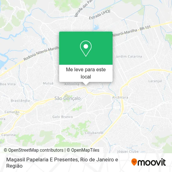 Magasil Papelaria E Presentes mapa