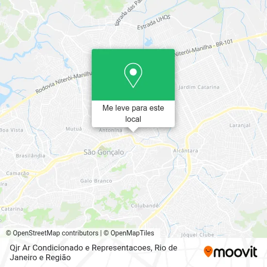 Qjr Ar Condicionado e Representacoes mapa