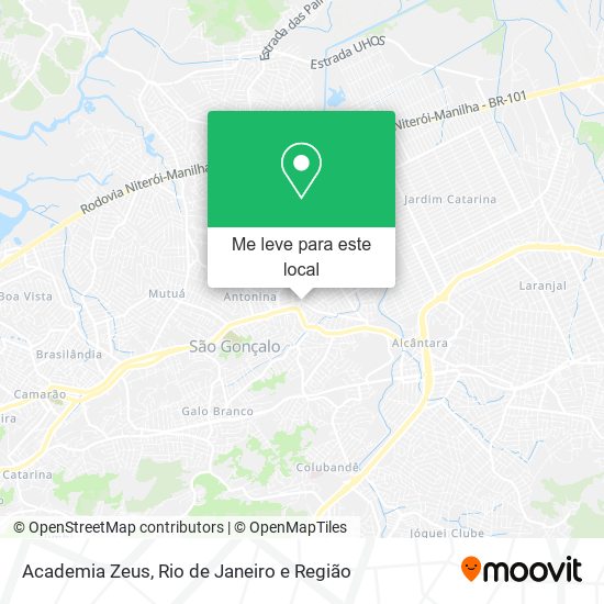 Academia Zeus mapa