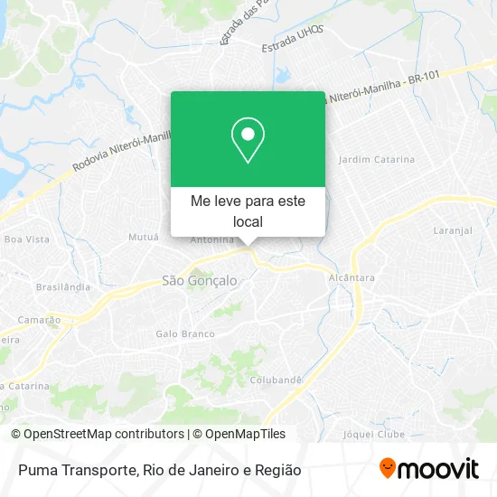 Puma Transporte mapa