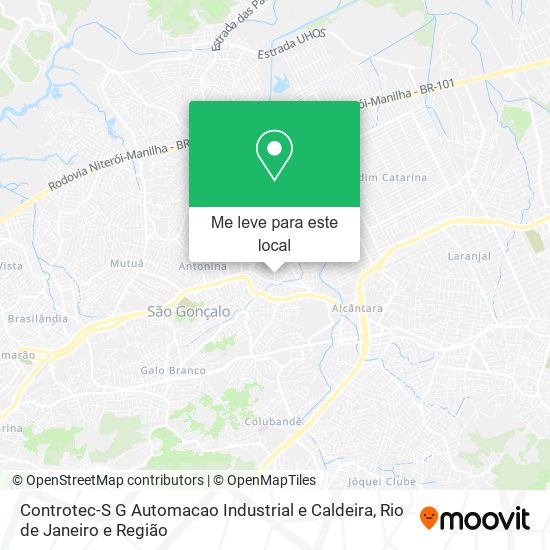 Controtec-S G Automacao Industrial e Caldeira mapa