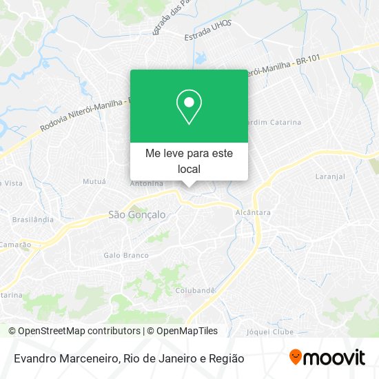 Evandro Marceneiro mapa