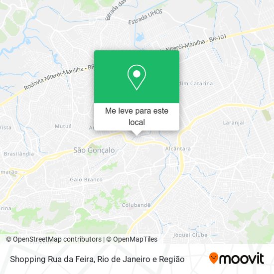 Shopping Rua da Feira mapa
