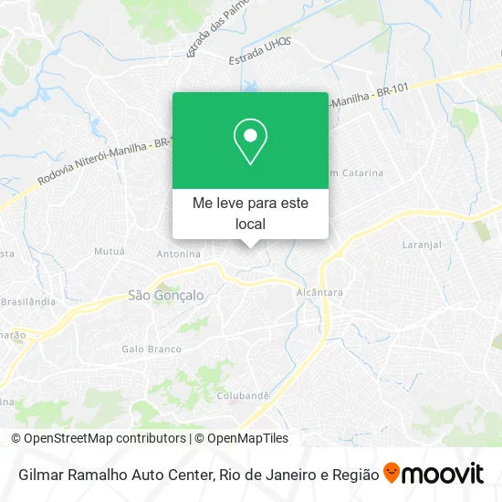 Gilmar Ramalho Auto Center mapa