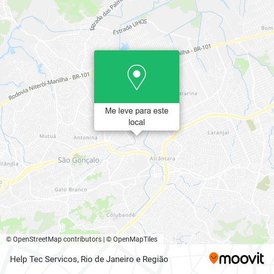Help Tec Servicos mapa