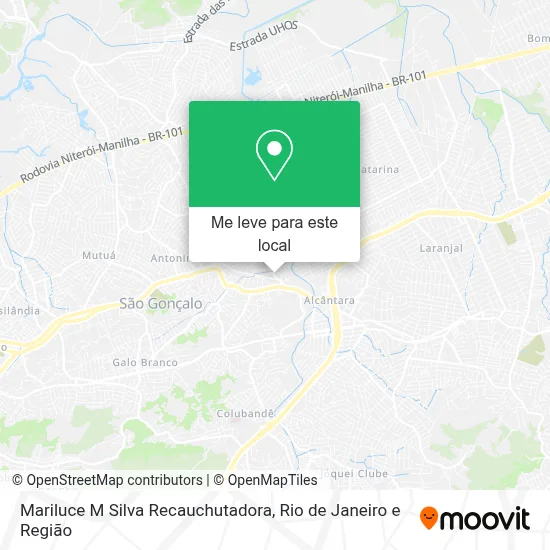 Mariluce M Silva Recauchutadora mapa