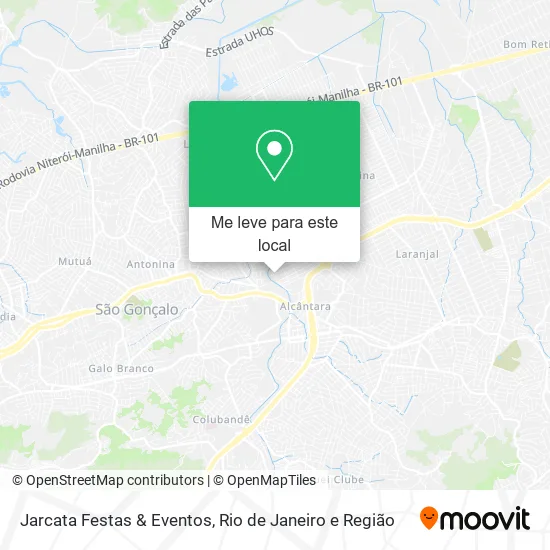 Jarcata Festas & Eventos mapa