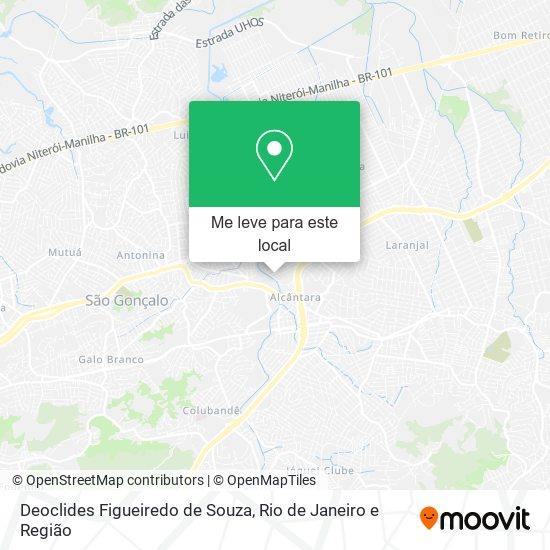 Deoclides Figueiredo de Souza mapa