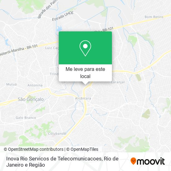 Inova Rio Servicos de Telecomunicacoes mapa