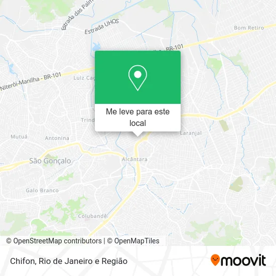 Chifon mapa