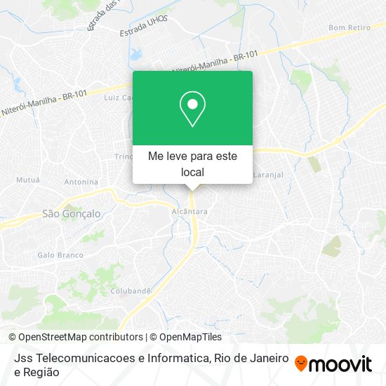 Jss Telecomunicacoes e Informatica mapa