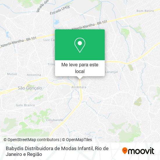 Babydis Distribuidora de Modas Infantil mapa