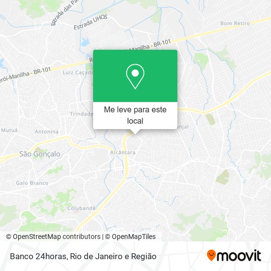 Banco 24horas mapa